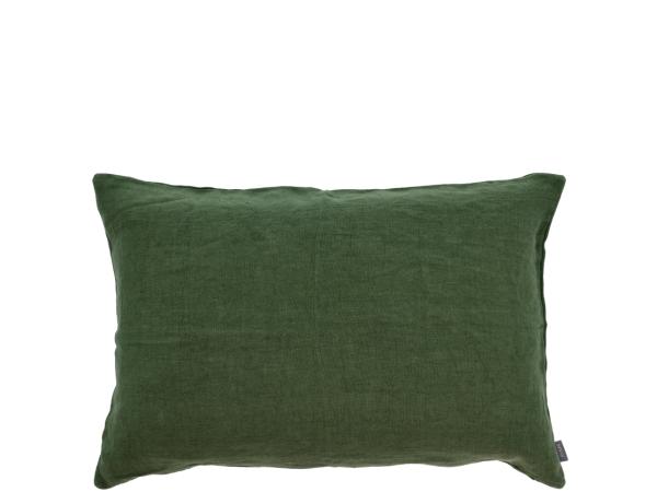 Södahl Linen Pude 40 x 60 cm Forest green