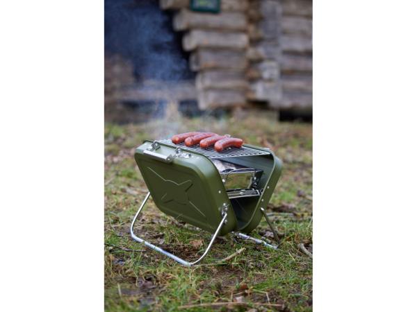 To go BBQ kulgrill 40 x 31,5 x 32 cm Army Stainless steel