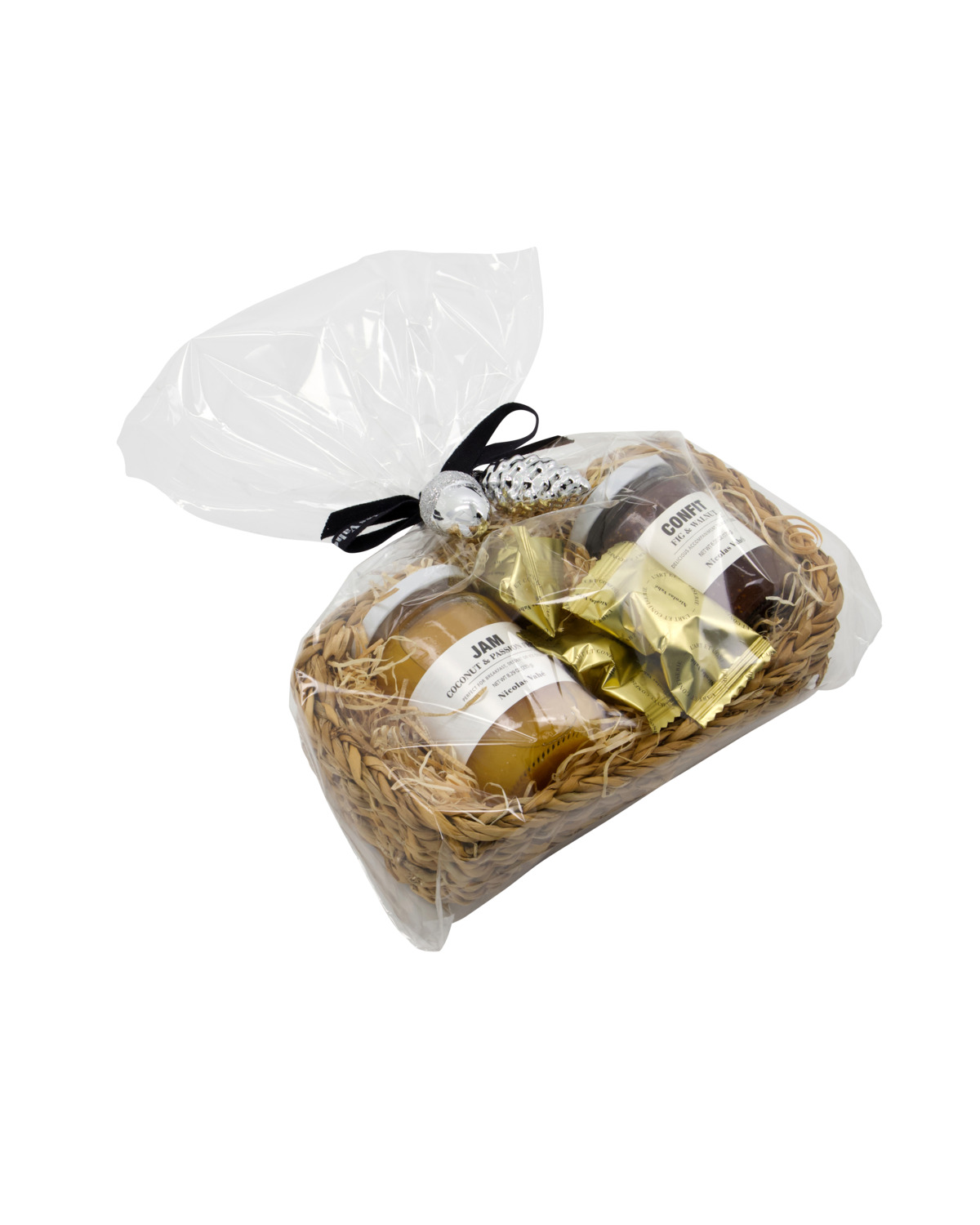 Cellophane gavekurv, Lille kurv med jam & confit