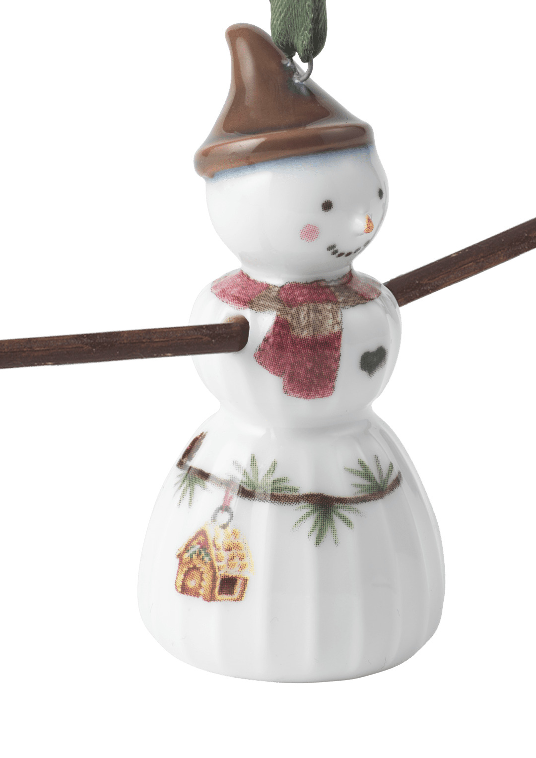 Hammershøi Christmas Snepige hængende H6.5 hvid m. deko