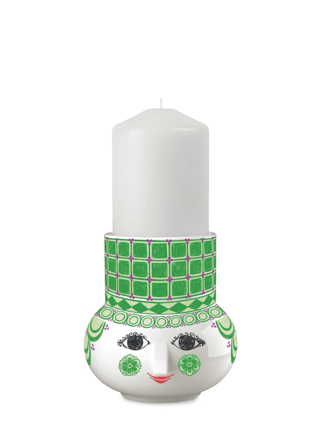 Wiinblad Olga Bloklysestage H12 grøn