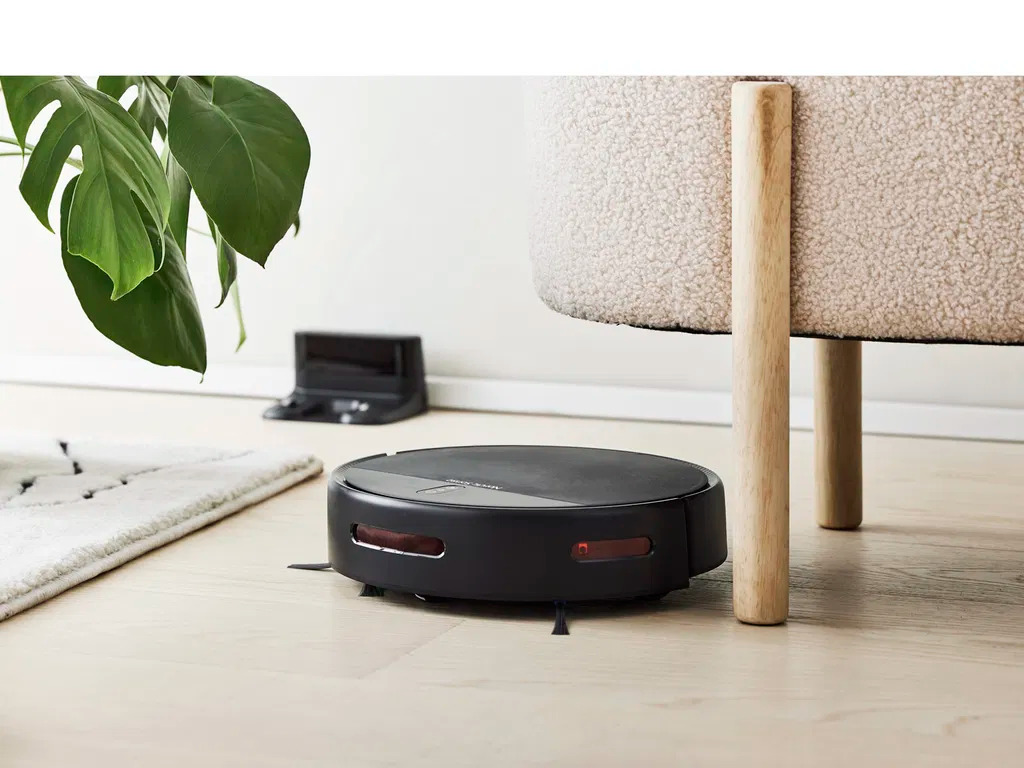 Nordic Sense Robotstøvsuger med ladestation Sort