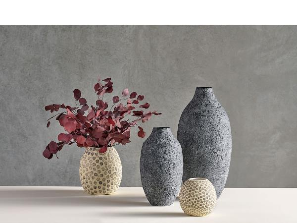 Villa Collection Torden Vase Dia 24 x 43 cm Sort