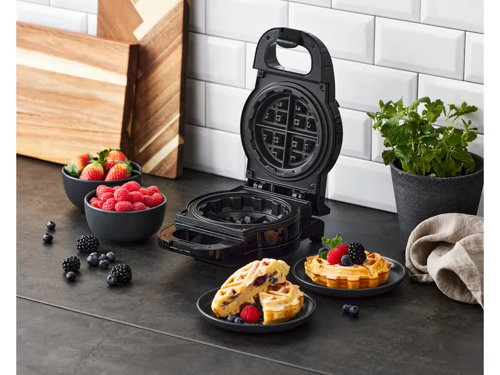 Nordic Sense Vaffeljern til fyldte vafler 700 watt Sort