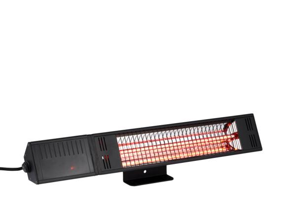 Nordic Sense Terrassevarmer til væg 1500 watt Sort