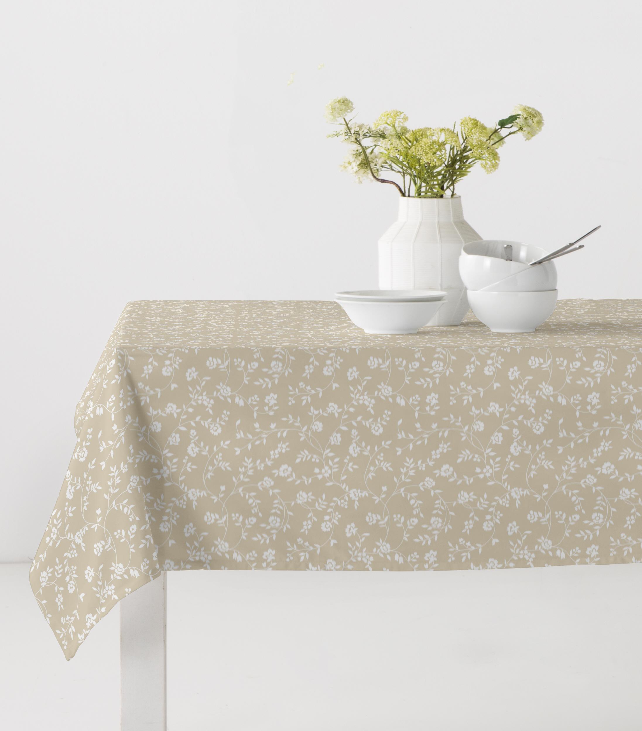 Akryldug med antislip - Afrodita Culla - off white - i metermål