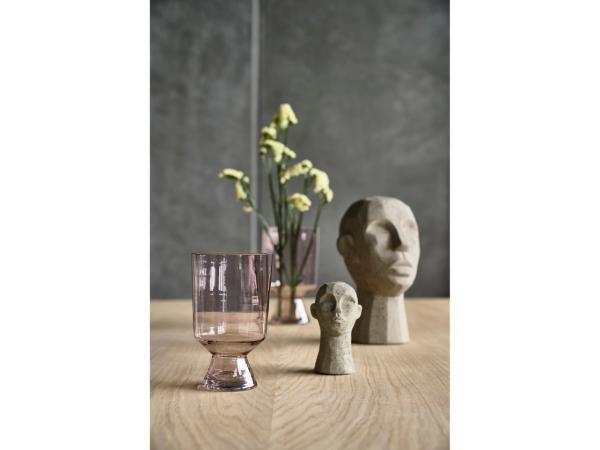 Villa Collection Talvik Figur Hoved 8,5 x 8,5 x 15 cm Lys olivengrøn