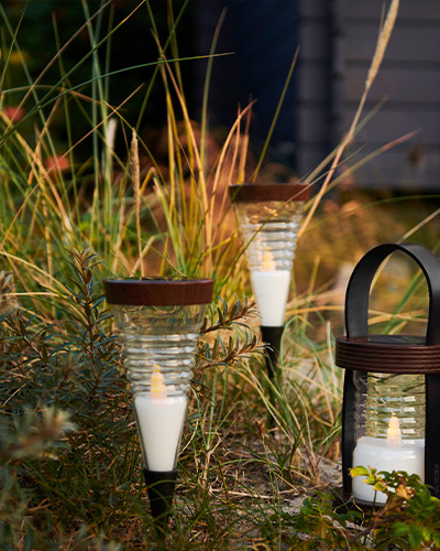 Aston Solar Fakkel, 45 cm, sort/brun*