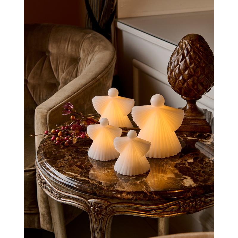 Asta Engel H15cm, Hvid