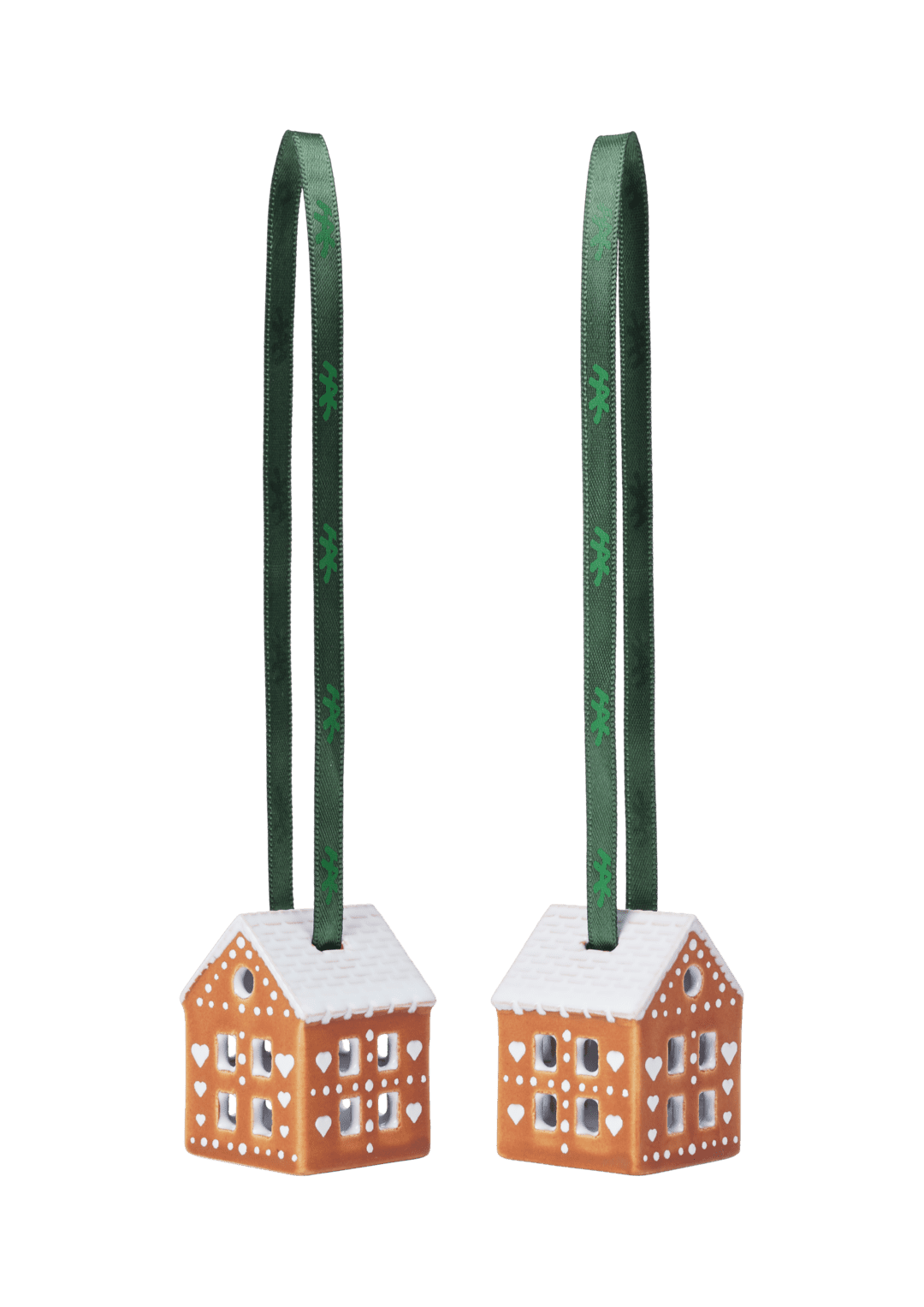 Kähler Gingerbread Juleophæng H5 brun 2 stk.