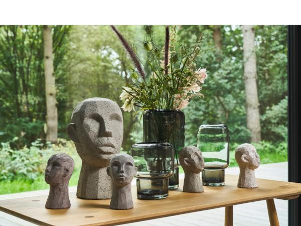 Villa Collection Hoej Vase Dia. 11,5 x 21 cm Grå