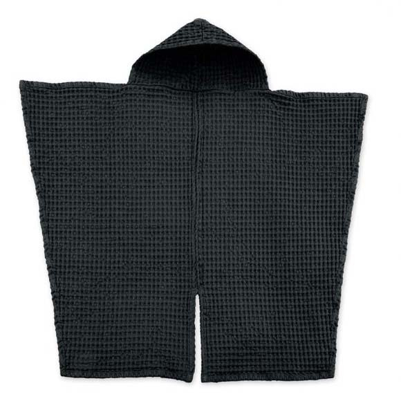 Big Waffle Baby Håndklæde - Dark Grey*