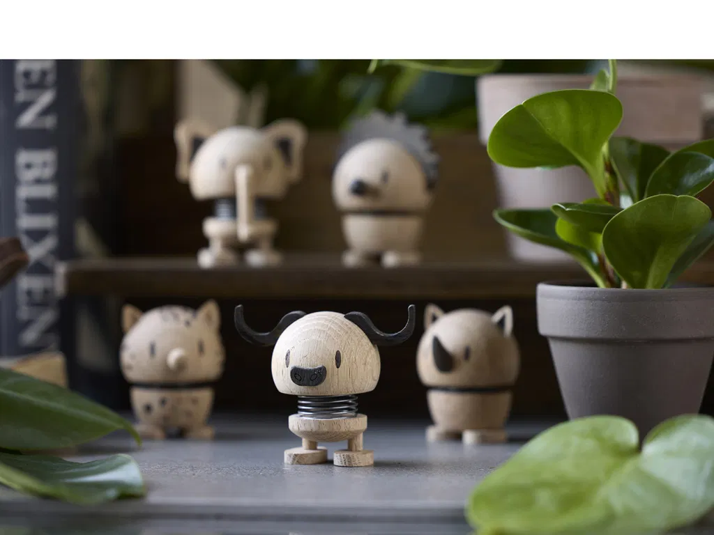 Hoptimist Leopard 5,6x4,8x6,8 cm, Lille, Eg