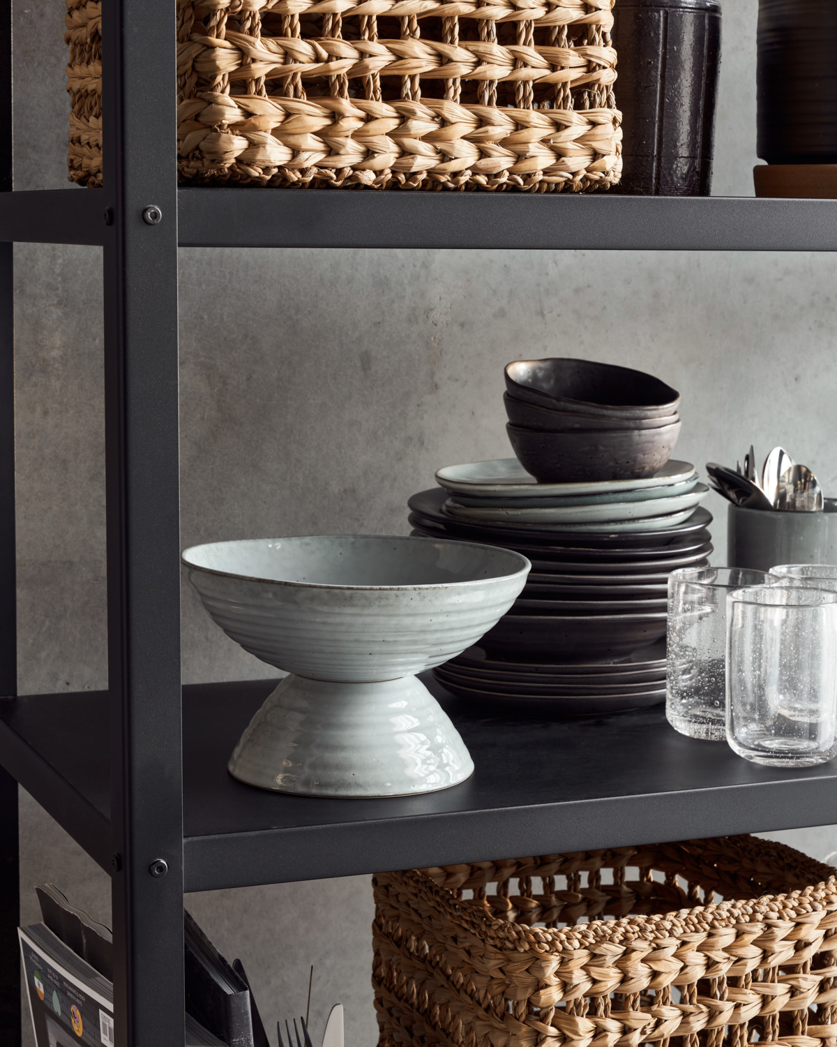 Opsats, HDRustic, Grå/Blå