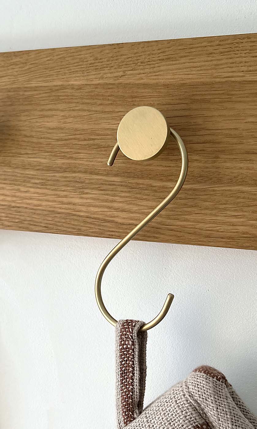 MOUD Home S-KROG Messing - 8,5 cm