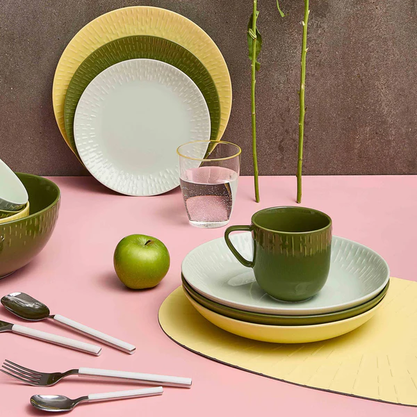 Confetti dækkeserviet Lemon