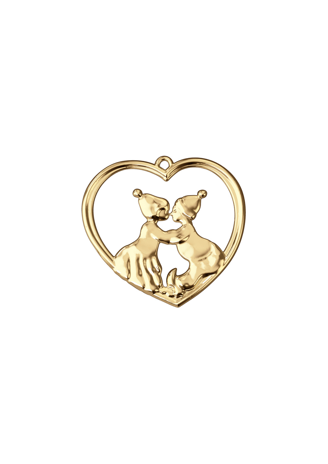 Kyssenisser H6.5 forgyldt Karen Blixens Jul