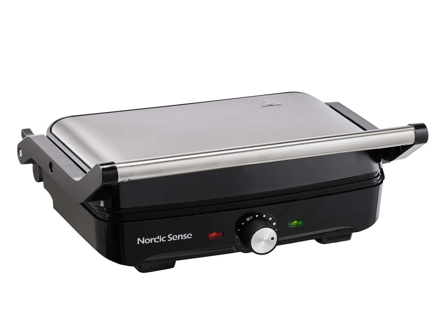 Paninigrill 1600 watt Stål/Sort