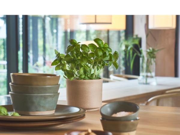 Villa Collection Leer Skjuler Dia 15 x 13 cm Creme