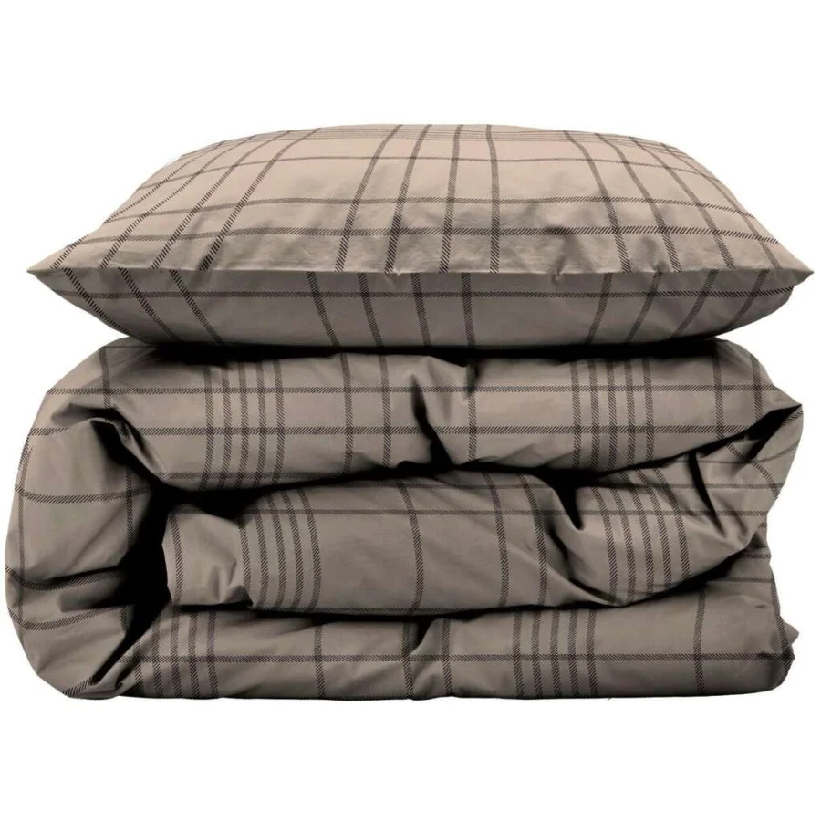 Södahl Tartan Sengetøj 140 x 200 cm Beige*