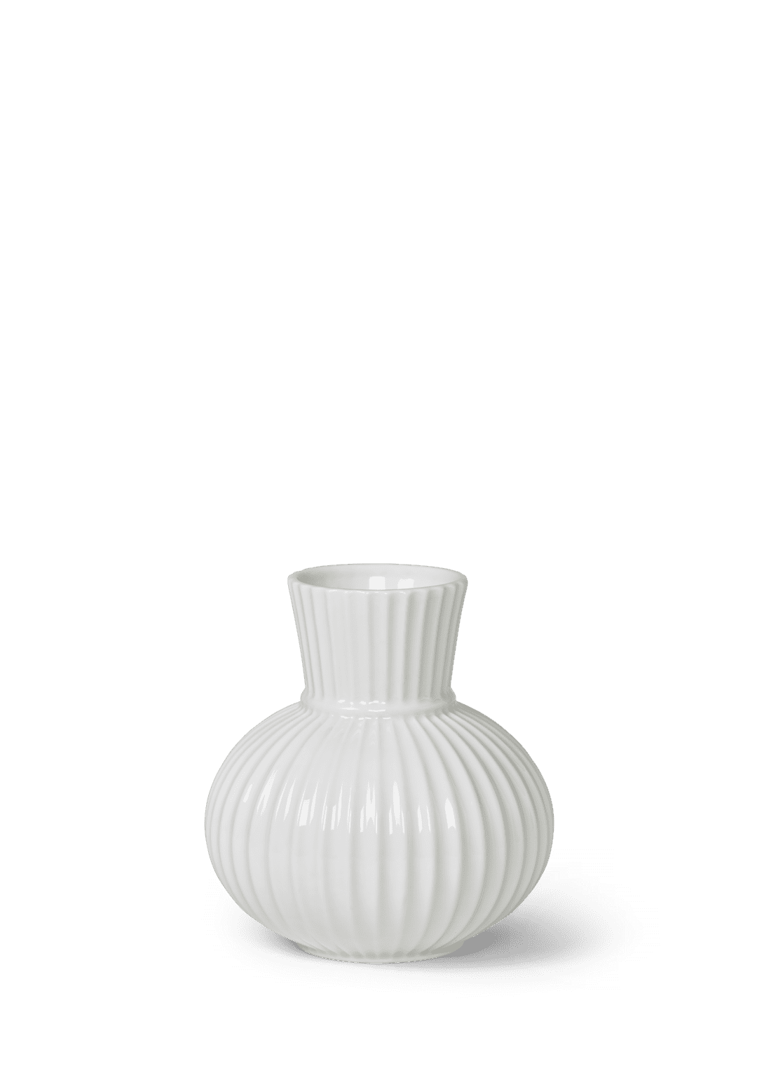 Lyngby Tura Vase H14.5 cm hvid porcelæn