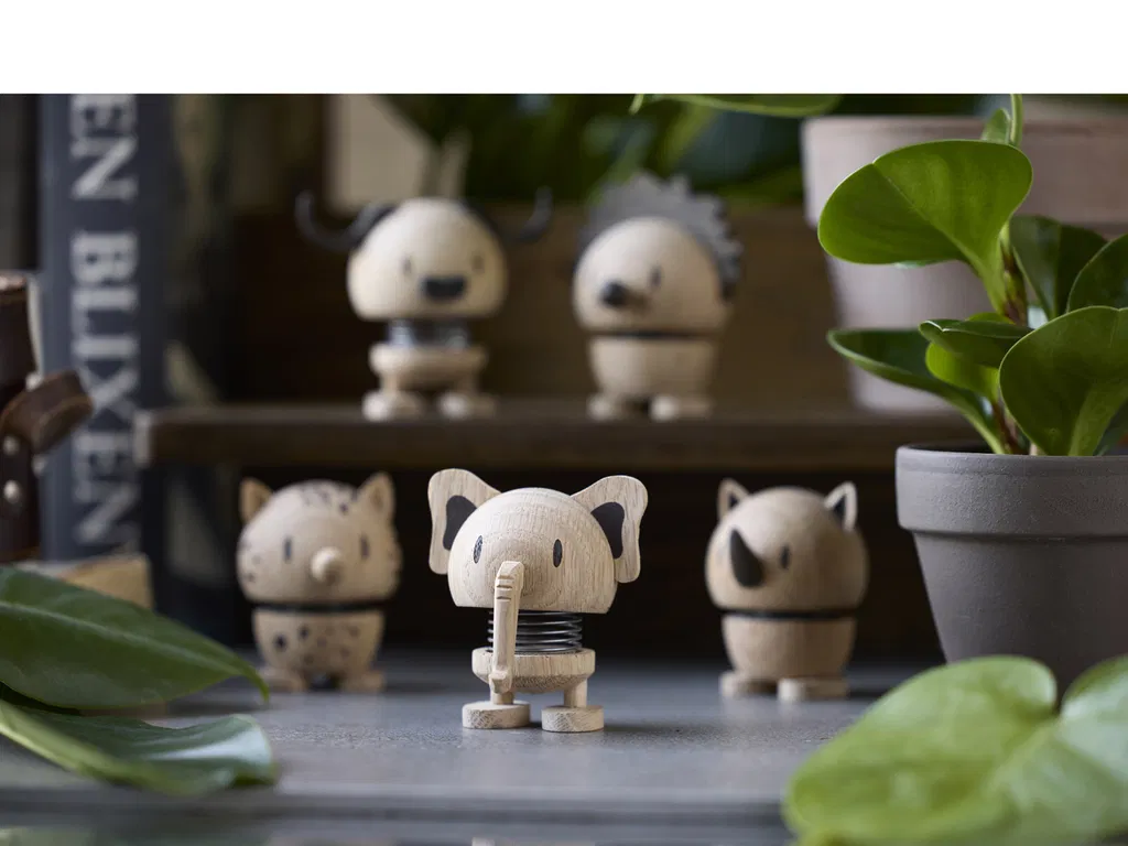 Hoptimist Leopard 5,6x4,8x6,8 cm, Lille, Eg