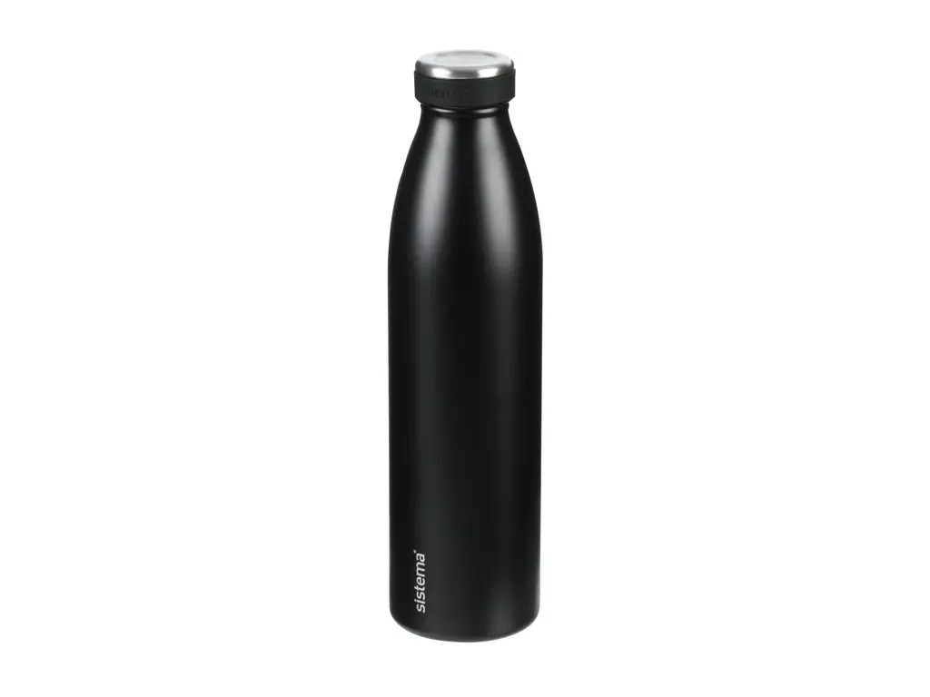 Sistema Stainless Steel 750ml, Black