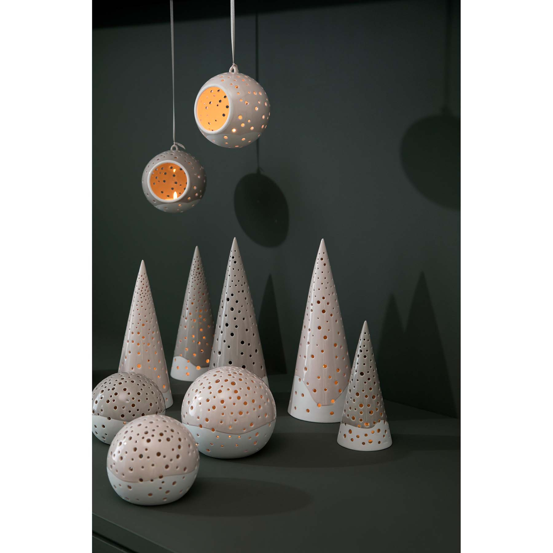 Nobili Fyrfadsstage H25,5 nude