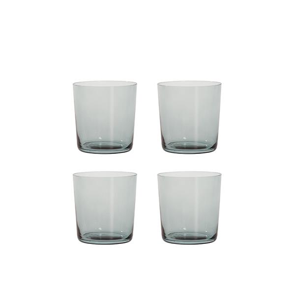 RAW Glass - vandglas smoke  4 stk 37 cl  