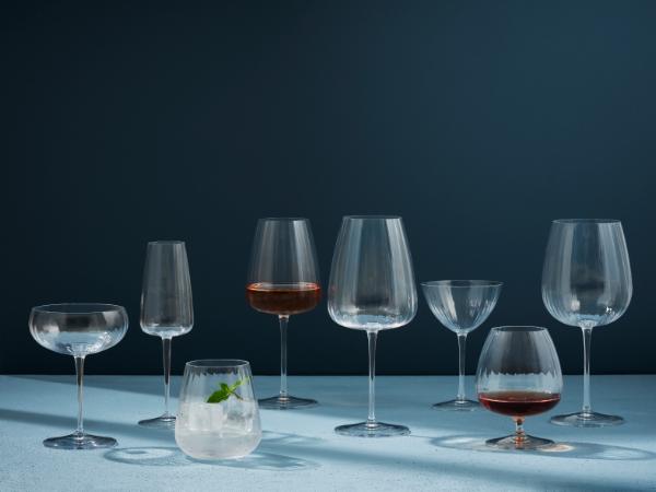 Luigi Bormioli Optica Champagneskål Dia 10,7 x 14,8 cm 30 cl 4 stk. Klar