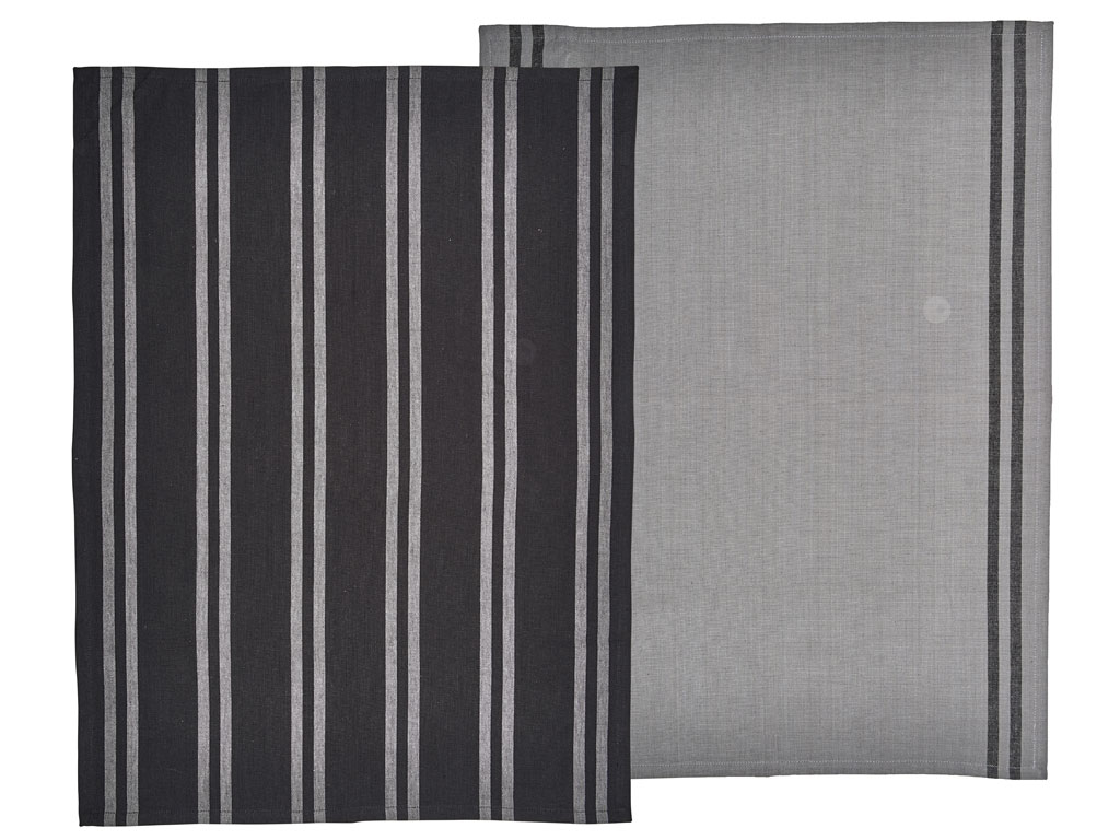 Södahl Soft Tools Viskestykke, black, 2 pak