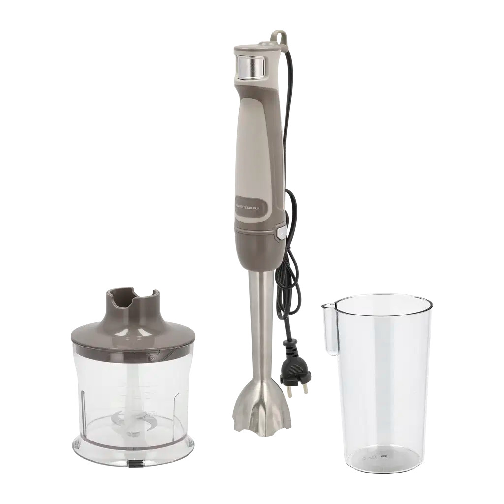 Blomsterbergs Stavblendersæt 1000 watt Latte