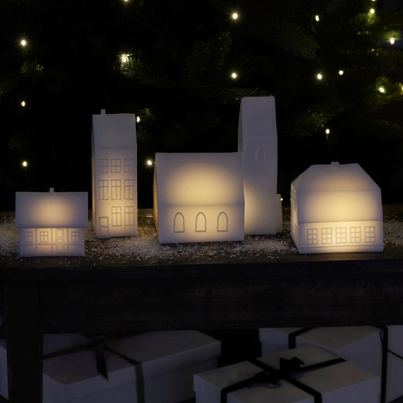 Sirius Copenhagen Herregårdsvilla, hvid, B12xL11,5x7,5cm