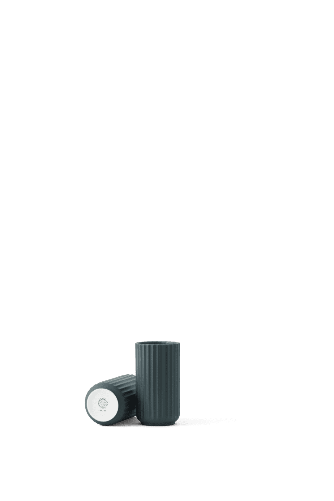 Lyngby Vase H12.5 cm copenhagen green, grøn 