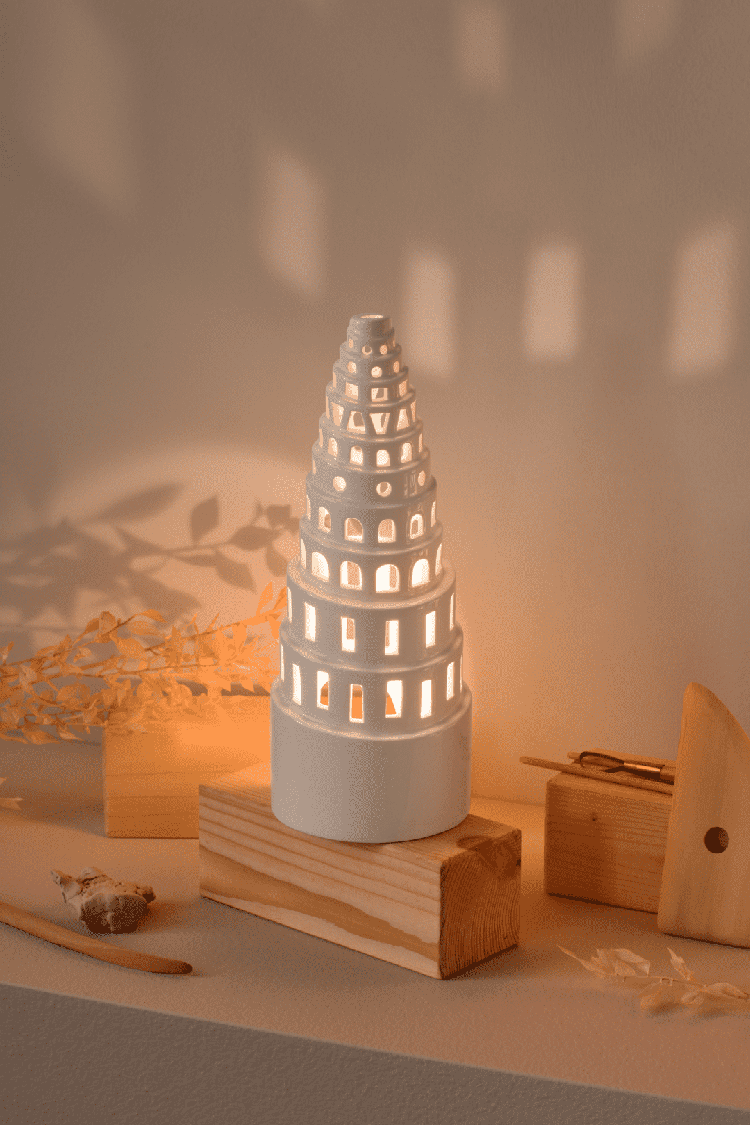 Kähler Urbania lyshus, Højt tårn, hvid