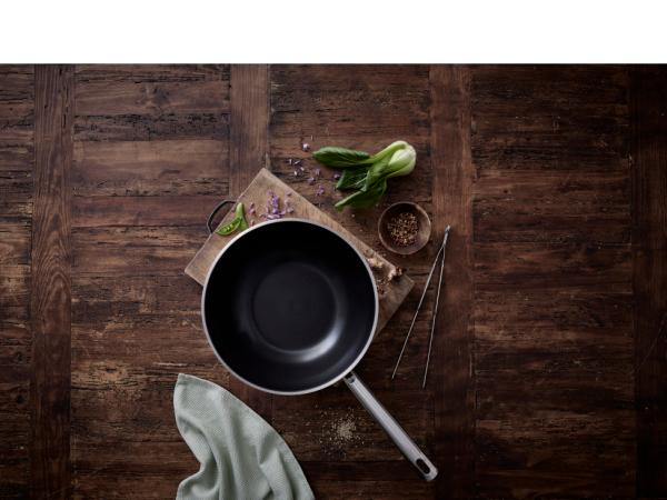 Rösle Wok keramisk non-stick Elegance 28 cm Rustfrit stål 18/10
