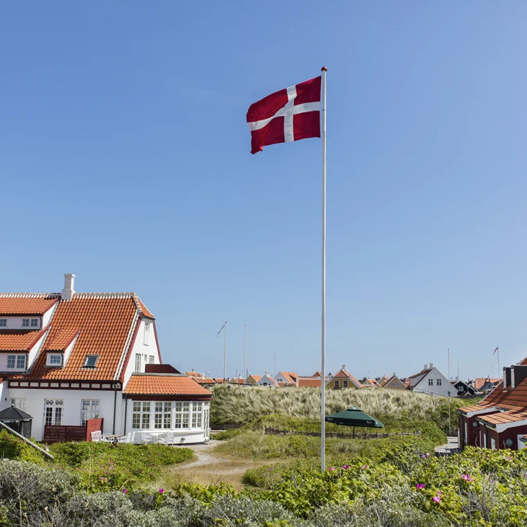 3m flagstang Dannebrog - det originale - Langkilde & Søn