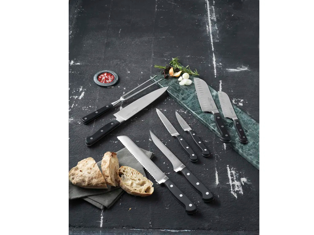 Lion Sabatier International Pluton Knivsæt 8 dele Stål/Sort