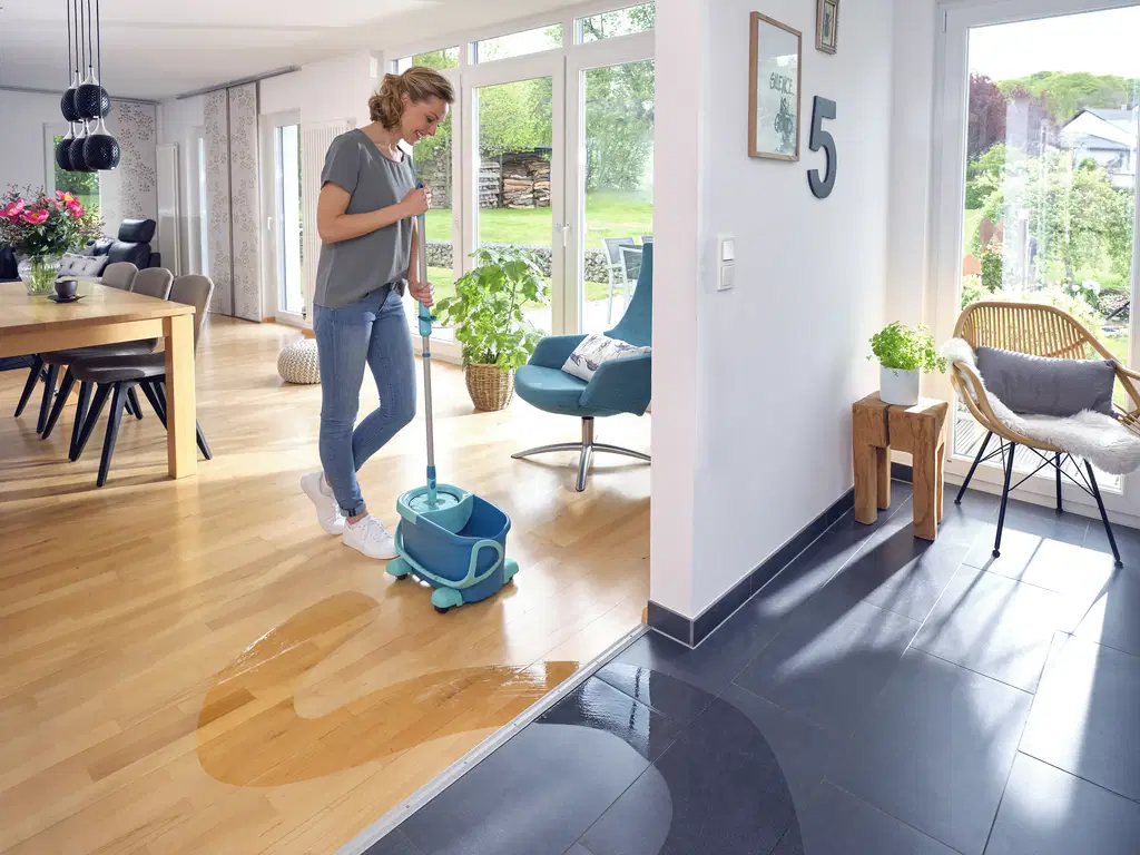 Leifheit Gulvvaskersæt CLEAN TWIST DISC ERGO MOBILE Grøn