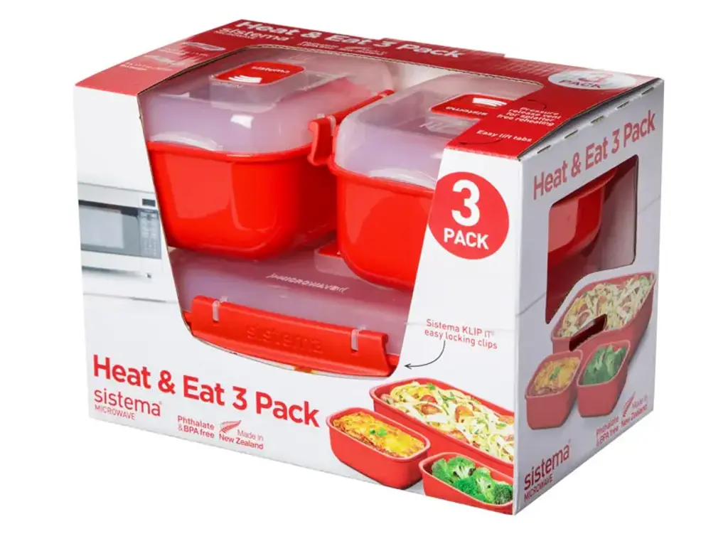Sistema Heat and Eat Microwave 3 Pack