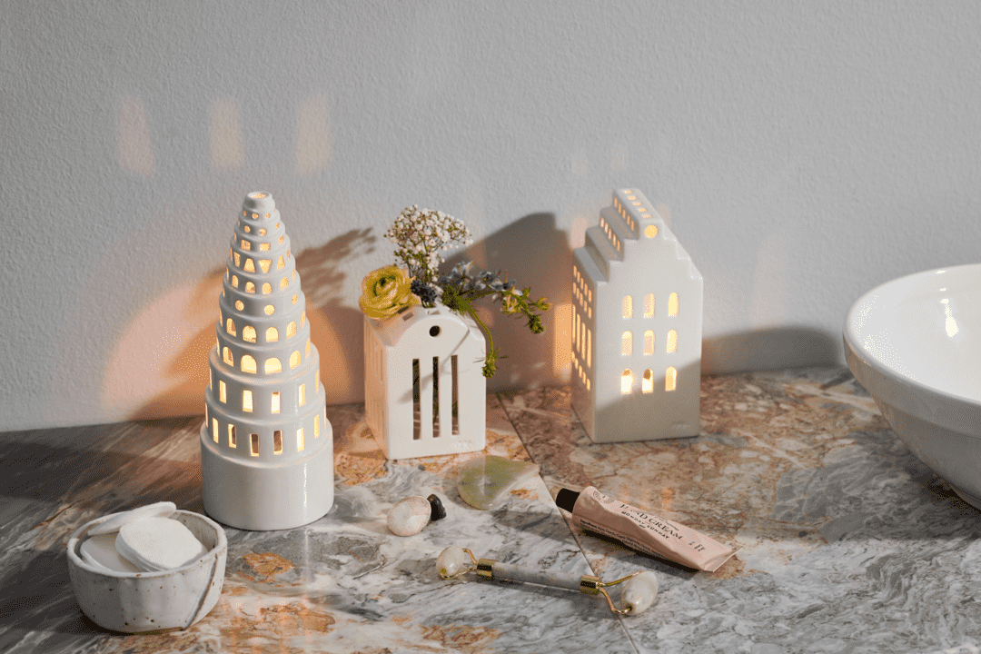 Kähler Urbania lyshus, smedje, Hvid