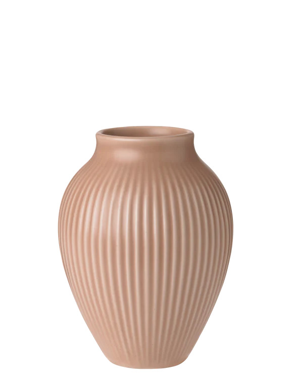 Knabstrup vase H 12.5 cm dusty rose