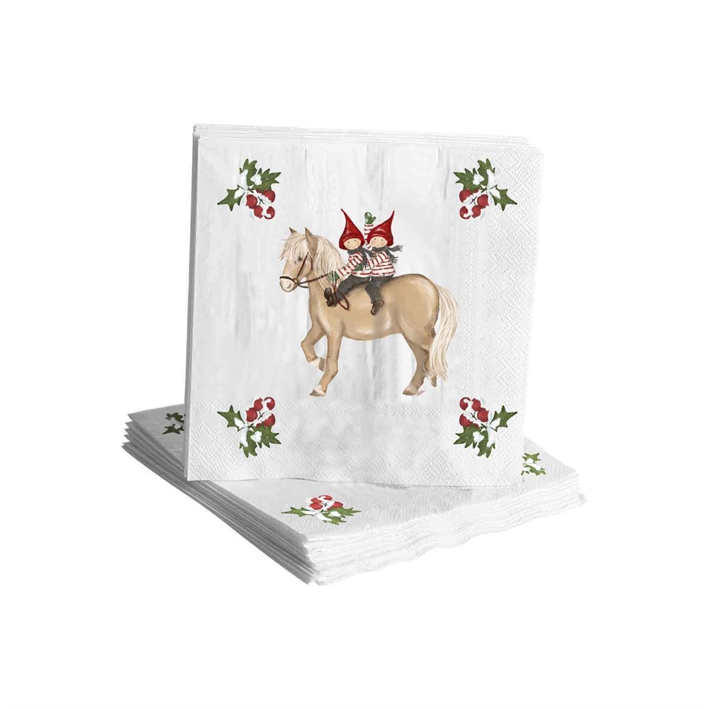 Paper napkins Tusse 20 stk 33x33cm