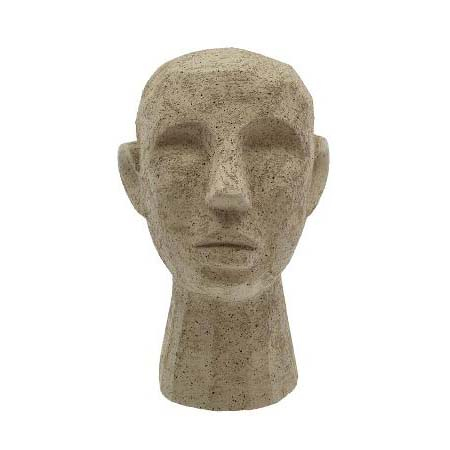 Villa Collection Talvik Figur Hoved 18,5 x 19,5 x 30 cm Lys olivengrøn