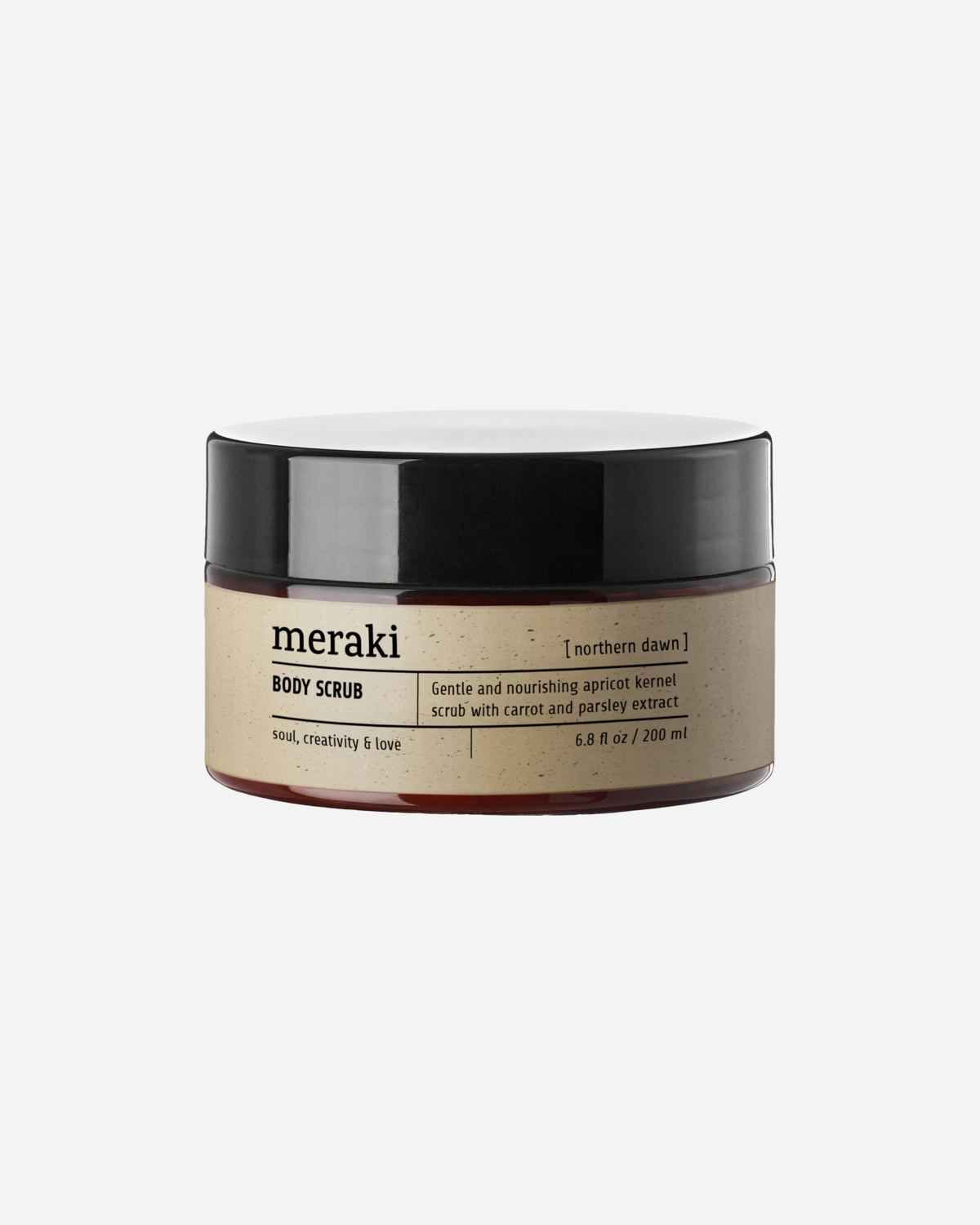 Meraki Body scrub, Northern dawn, 200 ml