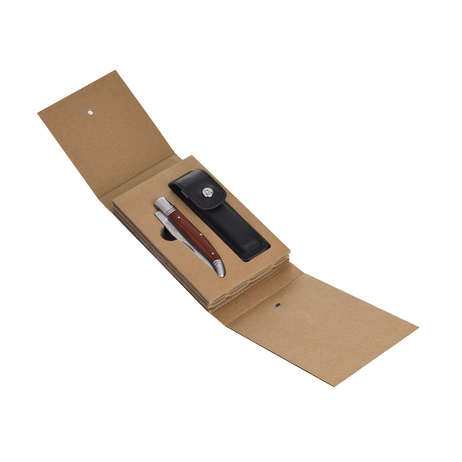 Laguiole Herit Foldbar Knivpung i Palisander