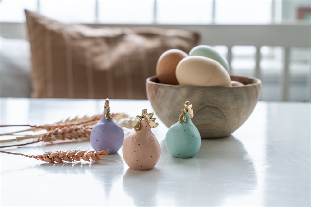 Hen 3stk Amethyst, Rose quartz, Jade H5,2cm