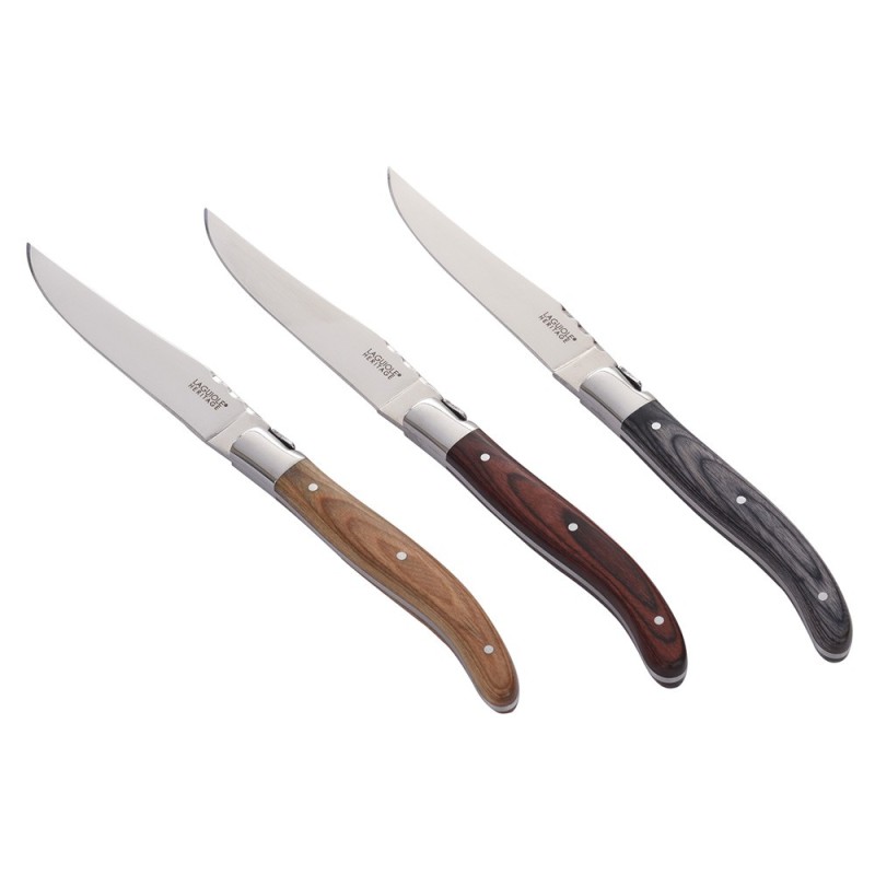 Laguiole Heritage Steakknive Pakka 6 stk.