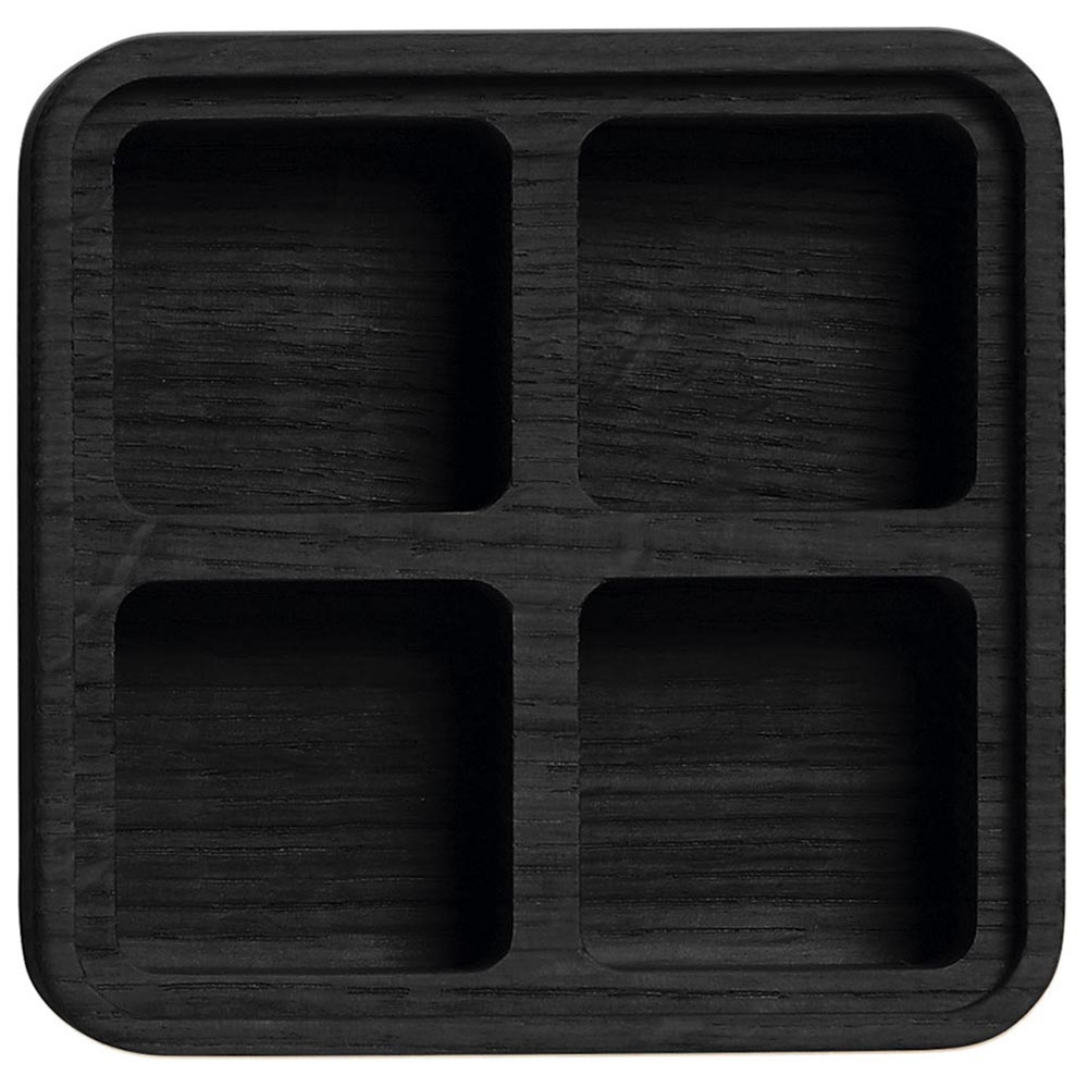 CREATE ME box, 4 comp., black, 12x12cm