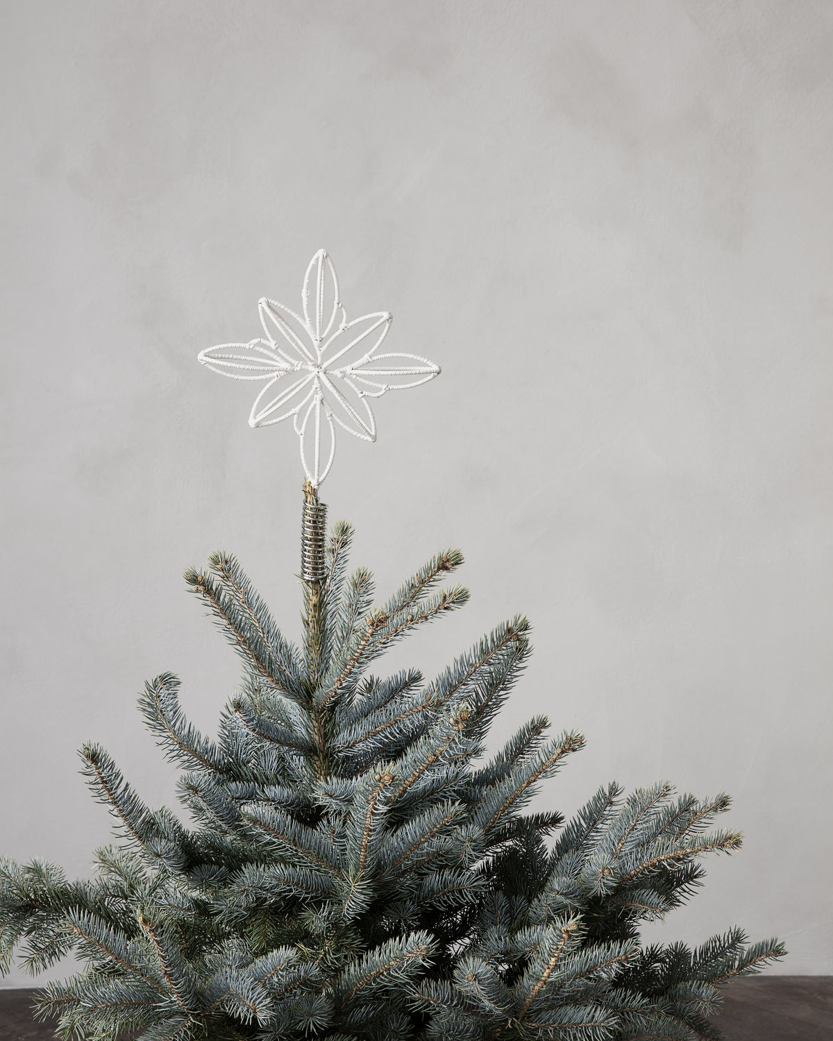 Juletræsstjerne, Soft, Beige*